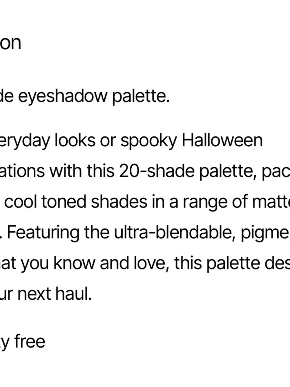Revolution X Corpse Bride Upstairs Downstairs Shadow Palette